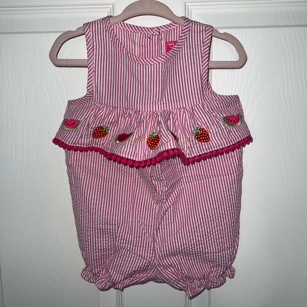 Strawberry and Watermelon Romper 9 months